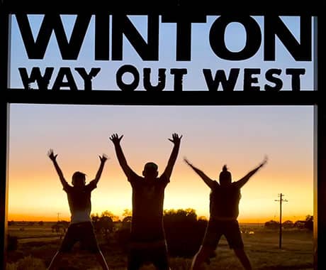 Winton Out West Sign